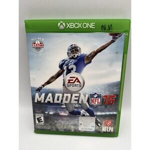 Madden NFL 16 (Microsoft Xbox One, 2015) Complete